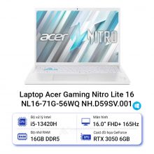 Laptop Acer Gaming Nitro Lite 16 NL16-71G-56WQ NH.D59SV.001