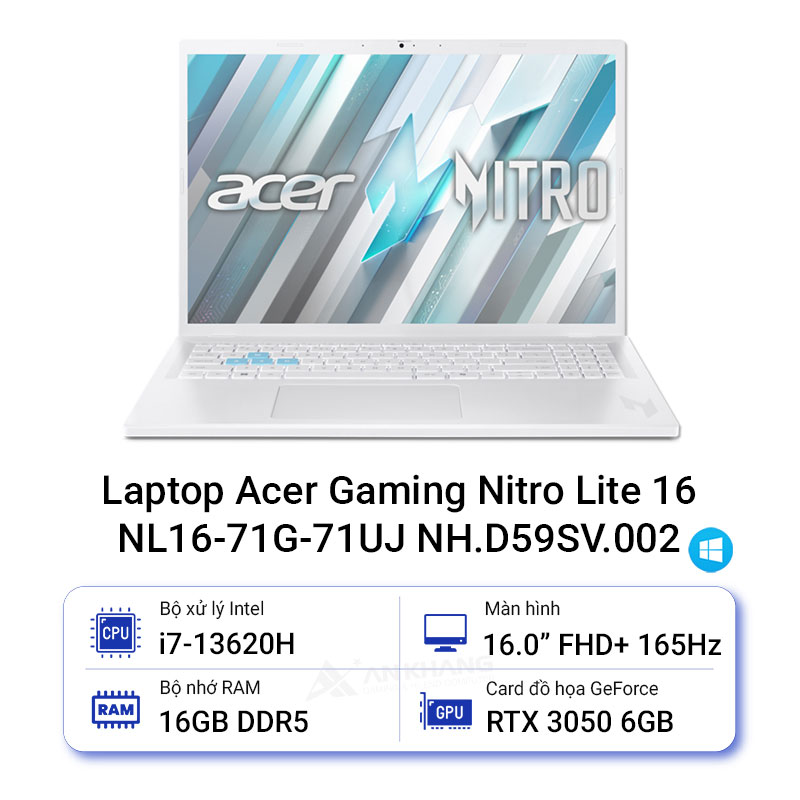 Laptop Acer Gaming Nitro Lite 16 NL16-71G-71UJ NH.D59SV.002