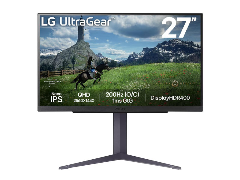Màn hình Gaming LG UltraGear 27GS85Q-B (27 inch - 2K - IPS - 200Hz - 1ms)