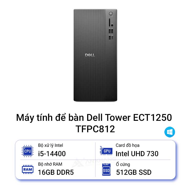 Máy tính để bàn Dell Tower ECT1250 TFPC812