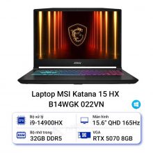 Laptop MSI Katana 15 HX B14WGK 022VN