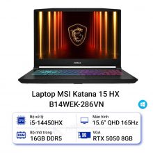 Laptop MSI Katana 15 HX B14WEK-286VN