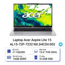 Laptop Acer Aspire Lite 15 AL15-72P-7232 NX.D4CSV.002