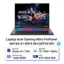 Laptop Acer Gaming Nitro ProPanel AN16S-61-R5F4 NH.QXFSV.001