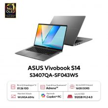 Laptop ASUS Vivobook S14 S3407QA-SF043WS