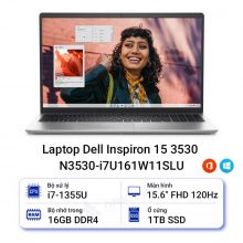 Laptop Dell Inspiron 15 3530 N3530-i7U161W11SLU (Core i7/16GB/1TB/15.6 inch FHD/Non-Backlit/Win11/Office 2024)