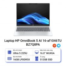 Laptop HP OmniBook 5 AI 16-af1046TU BZ7Q8PA