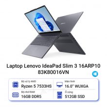 Laptop Lenovo IdeaPad Slim 3 16ARP10 83K80016VN