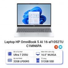 Laptop HP OmniBook 5 AI 16-af1052TU C1MN6PA