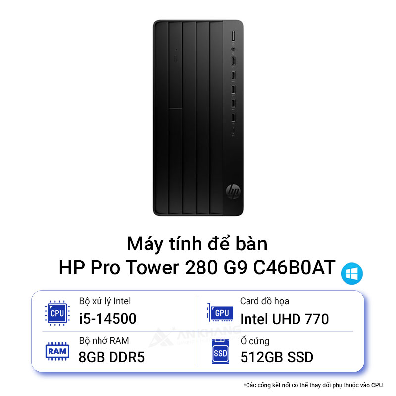 Máy tính để bàn HP Pro Tower 280 G9 C46B0AT
