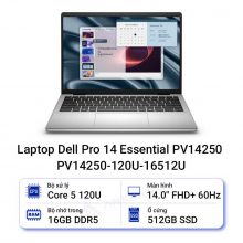 Laptop Dell Pro 14 Essential PV14250 PV14250-120U-16512U