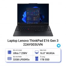Laptop Lenovo ThinkPad E16 Gen 3 22AY003UVN