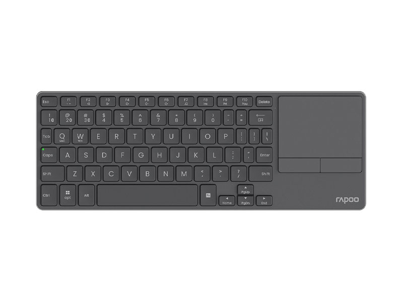 Bàn phím không dây Rapoo E900T kèm touchpad Đen