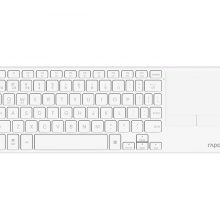 Bàn phím không dây Rapoo E900T kèm touchpad Trắng