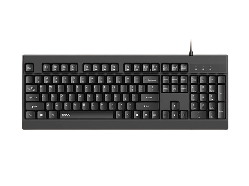 31276_ban_phim_co_day_rapoo_nk1600_1 Bàn phím có dây Rapoo NK1600