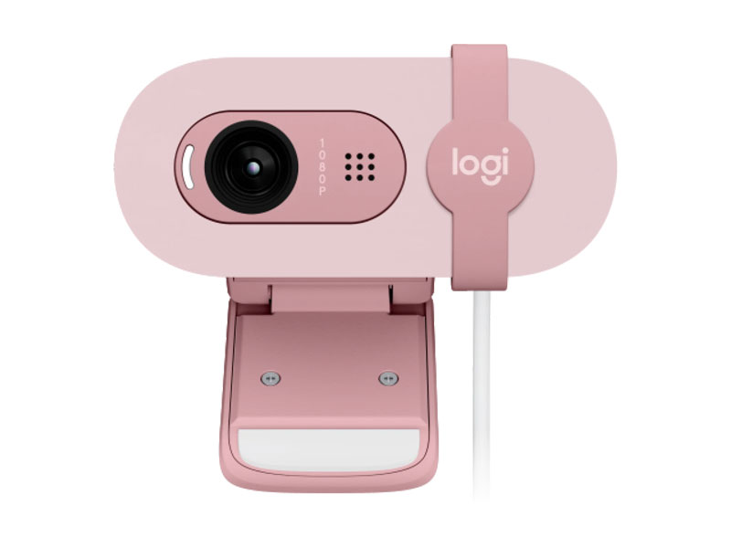 Webcam Logitech Brio 100 Full HD màu hồng (960-001624)