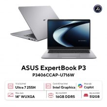 Laptop ASUS ExpertBook P3 G1 P3406CCAP-U716W