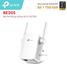Bộ Mở Rộng Sóng Wi-Fi TP-LINK RE205 AC750 | Chính Hãng