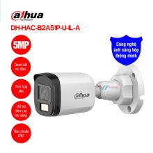 Camera Dahua DH-HAC-B2A51P-U-IL-A - 5MP, màu đêm rõ nét
