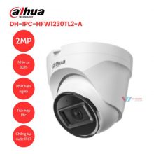 Camera DAHUA DH-IPC-HDW1230T2-A - Dome 2MP Góc Rộng