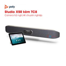 Camera hội nghị Polycom Studio X50 kèm TC8