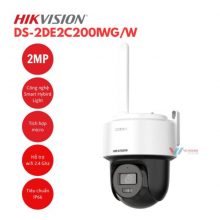 Camera IP Mini PT Smart Hybird Light 2MP Hikvision DS-2DE2C200IWG/W