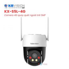 Camera 4G KBVISION KX-S5L-4G 5MP - Cảnh báo đèn còi