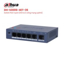 Switch PoE 4 cổng DAHUA DH-S3006-4ET-36 giá tốt