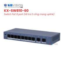 Switch PoE KBVISION KX-SW810-60 - 8 Cổng 60W Uplink