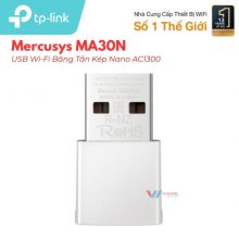 USB Wifi Mercusys MA30N Nano AC1300 | Cắm Là Dùng