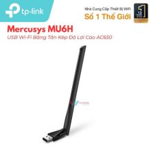 USB Wifi Mercusys MU6H AC650 | Ăng-ten 5dBi, WPA2 Giá Tốt