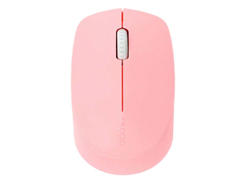 21588_chuot_khong_day_rapoo_m100_silent_hong_1 Chuột không dây Rapoo M100 Silent Hồng (Pink)