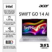 Laptop Acer Swift Go 14 AI SFG14-74-58FJ NX.JF8SV.005