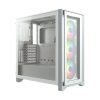 Vỏ case Corsair iCUE 4000X RGB TG White CC-9011205-WW