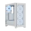 Vỏ case Corsair iCUE 4000D RGB AIRFLOW QL True White CC-9011232-WW