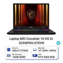 Laptop MSI Crosshair 16 HX AI D2XWFKG-070VN