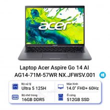 Laptop Acer Aspire Go 14 AI AG14-71M-57WR NX.JFWSV.001