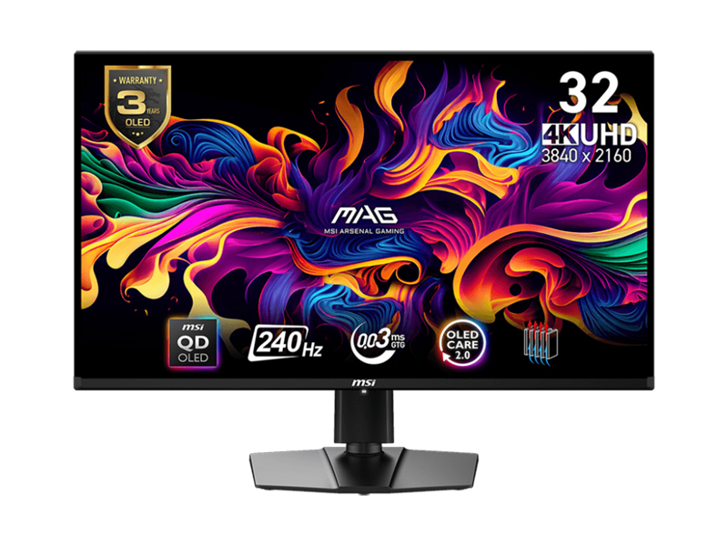 Màn hình MSI MAG 321UPX QD-OLED 31.5 inch 4K 240Hz 0.03ms