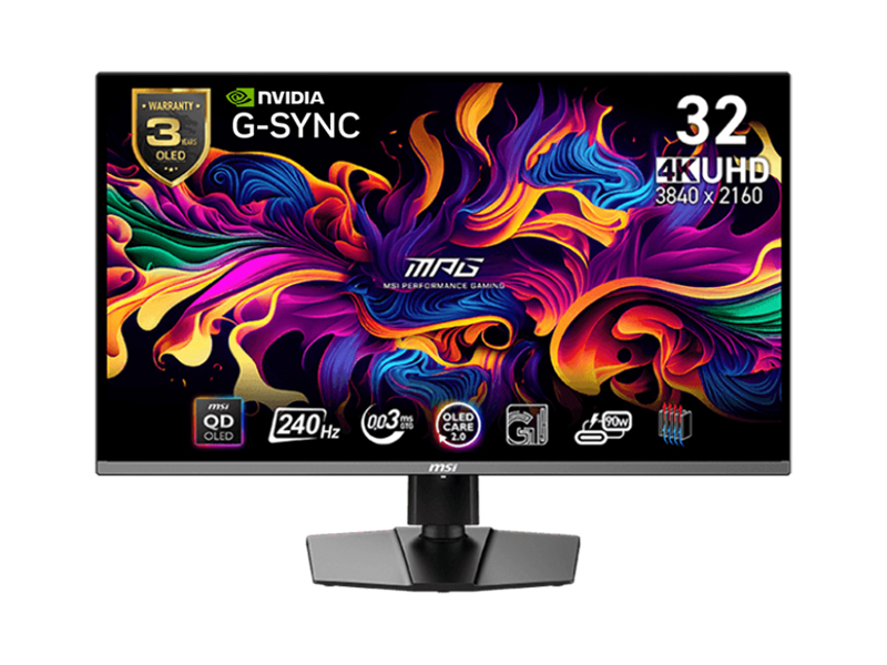 Màn hình MSI MPG 321URX QD-OLED 31.5inch 4K 240Hz 0.03ms