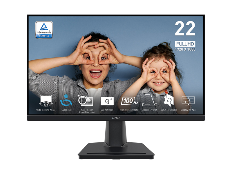 Màn hình MSI PRO MP225V (21.45inch - FHD - VA - 100Hz - 1ms)