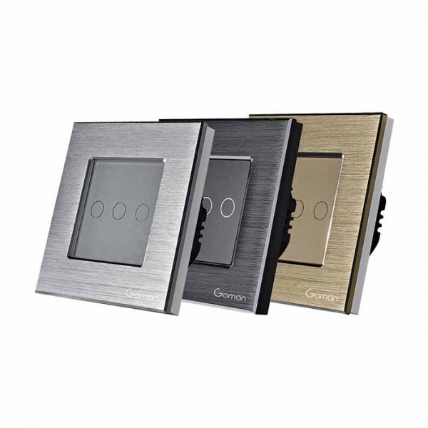 cong-tac-goman-gm-n3g86-233s-b-g-600x600-1 Công tắc đèn thường mặt nhôm 3 nút GOMAN GM-N3G86-233S/B/G