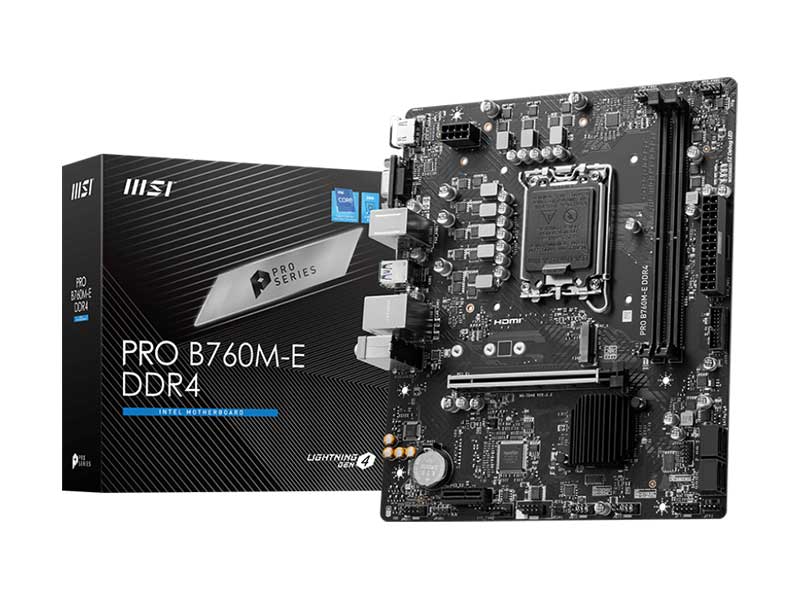 27277_mainboard_msi_pro_b760m_e_ddr4 Mainboard MSI PRO B760M-E DDR4