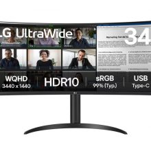 Màn hình cong LG UltraWide 34WR55QK-B (34inch - VA - WQHD - 100Hz - 5ms)