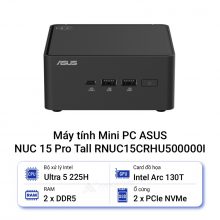 Máy tính Mini PC ASUS NUC 15 Pro Tall RNUC15CRHU500000I