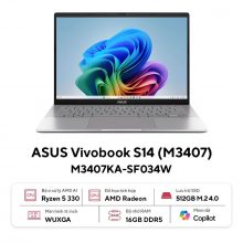 Laptop ASUS Vivobook S14 M3407KA-SF034W