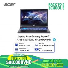 Laptop Acer Gaming Aspire 7 A715-59G-59RD NH.DXUSV.001