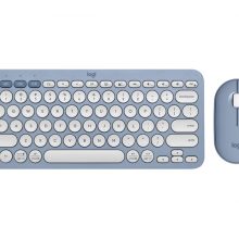 Bộ bàn phím chuột Bluetooth Logitech Pebble 2 Combo màu xanh (920-012190)