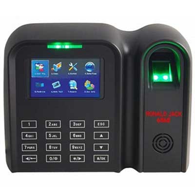 6868 Máy chấm công vân tay + thẻ cảm ứng RONALD JACK 6868