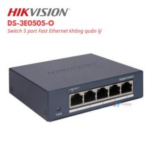 Switch HIKVISION DS-3E0505-O Gigabit 5 Cổng Chống Sét