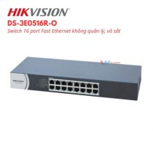 Switch HIKVISION DS-3E0516R-O 16 Cổng Gigabit 32Gbps